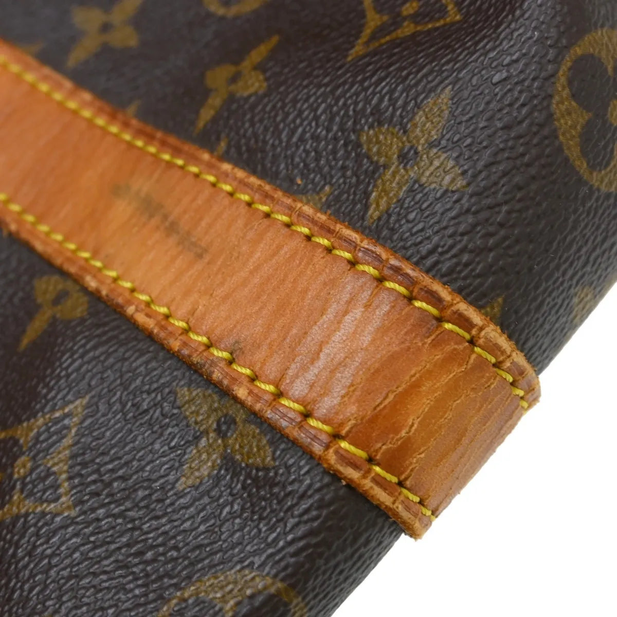 Louis Vuitton Keepall Bandouliere Bag Monogram Canvas Brown Canvas Travel Bag Bag (Pre-Owned)