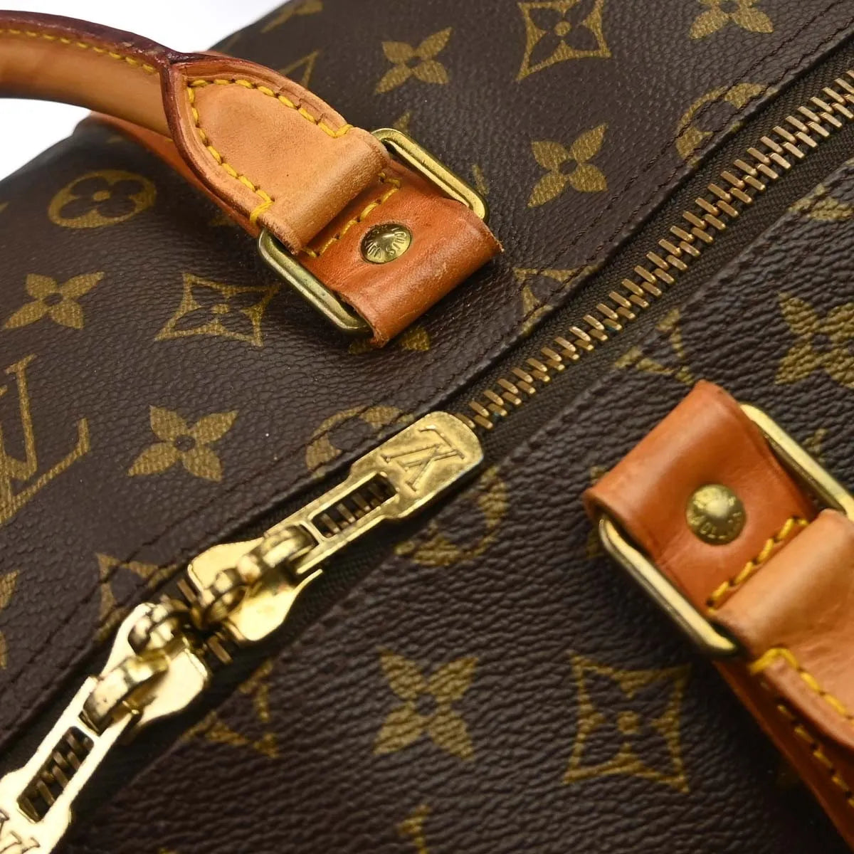 Louis Vuitton Keepall Monogram Canvas Brown Canvas Travel Bag Bag (Pre-Owned)