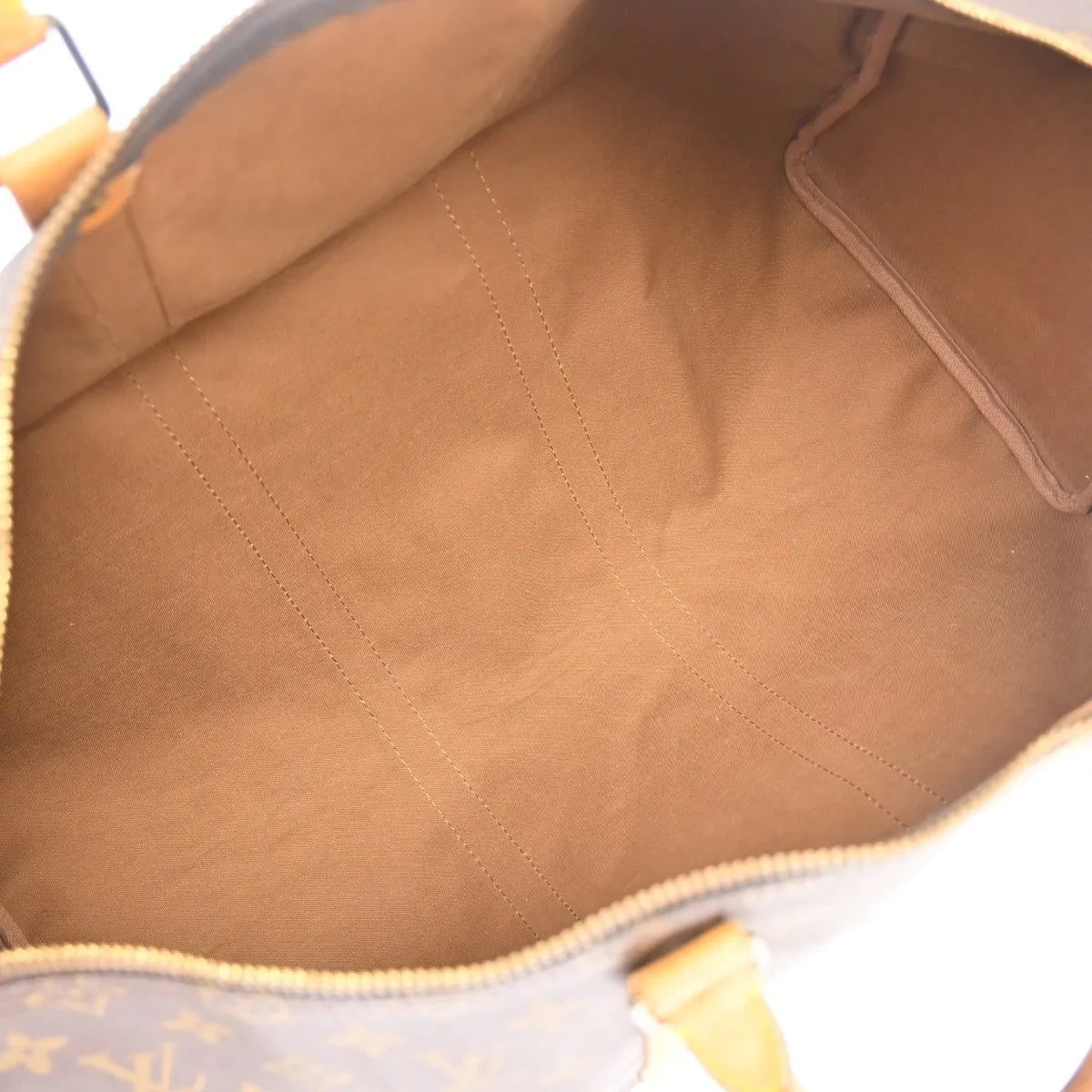 Louis Vuitton Keepall Monogram Canvas Brown Canvas Travel Bag Bag (Pre-Owned)