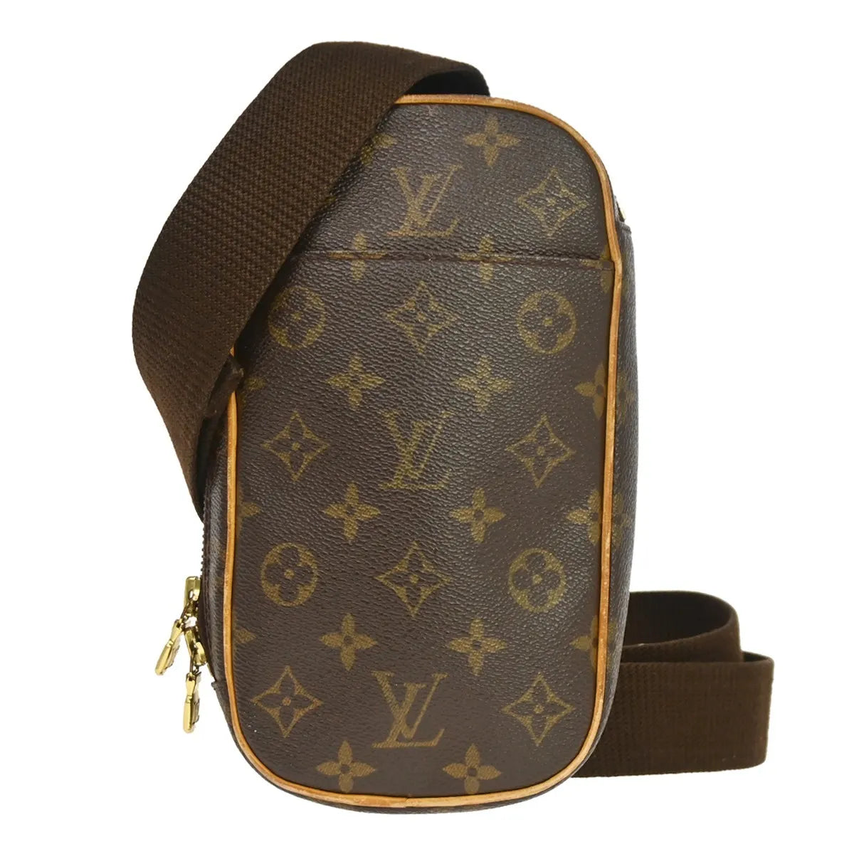 Louis Vuitton Pochette Gange Monogram Canvas Brown Canvas Clutche & Pouche Bag (Pre-Owned)