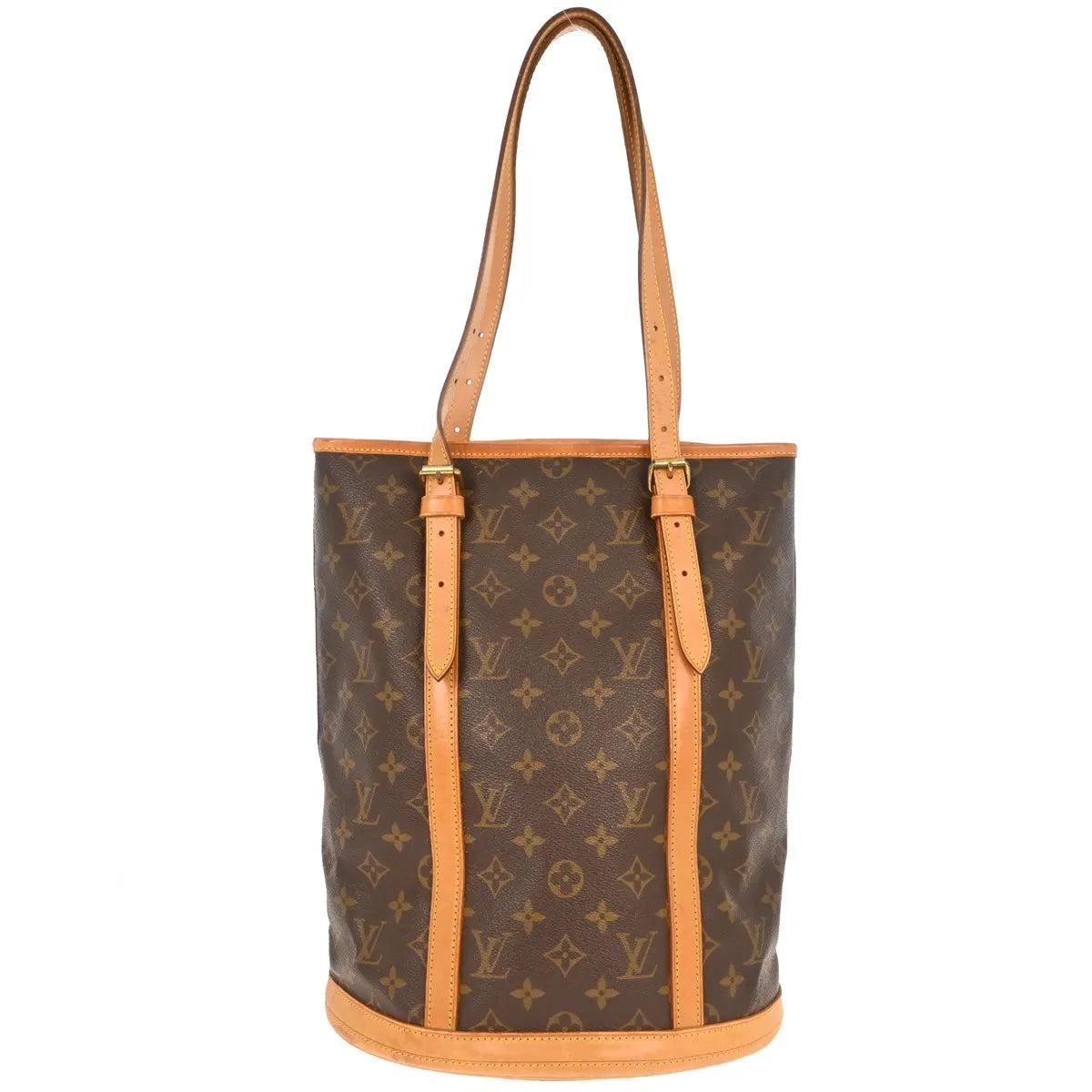 Louis Vuitton Bucket Monogram Canvas Brown Canvas Tote Bag Bag (Pre-Owned)