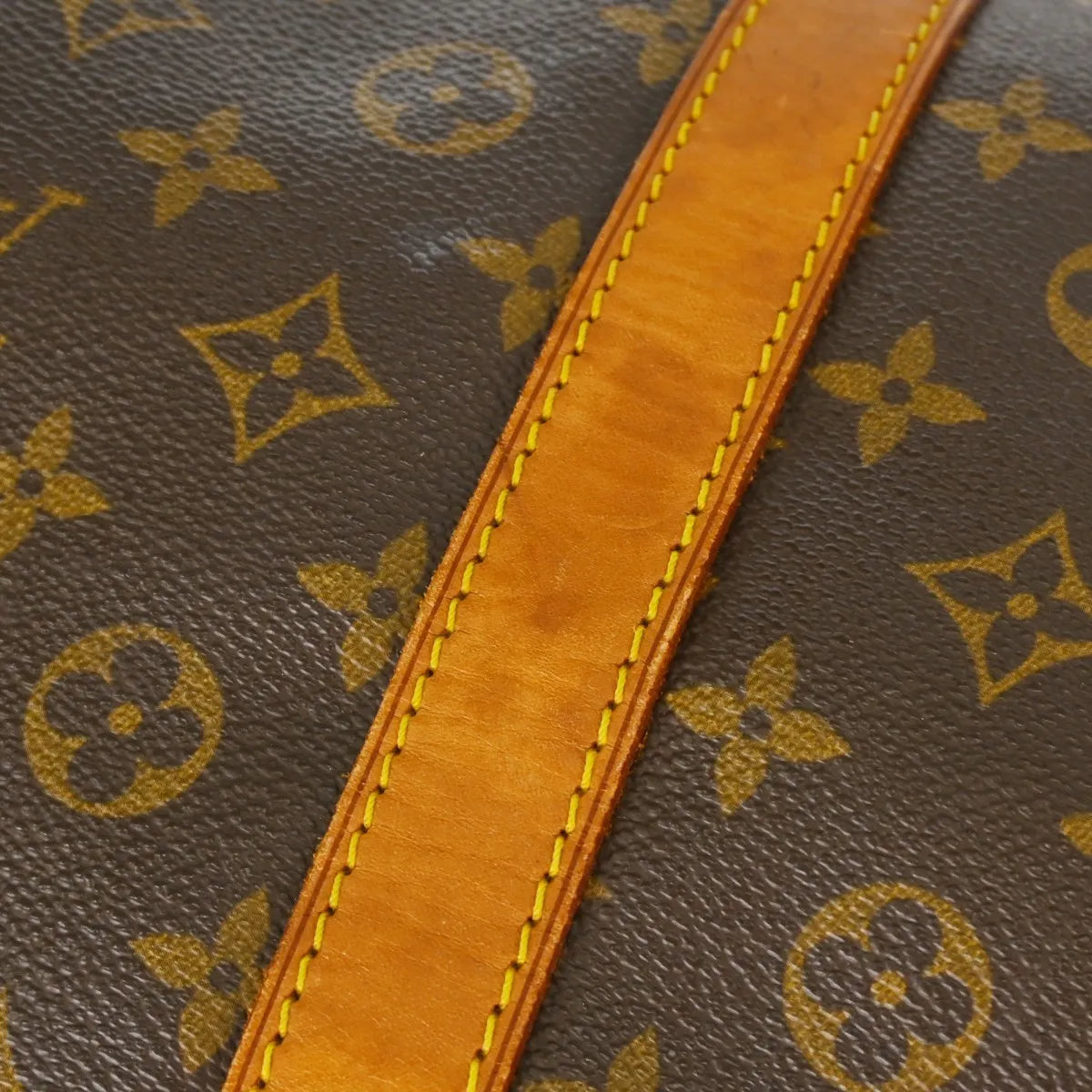 Louis Vuitton Keepall Monogram Canvas Brown Canvas Travel Bag Bag (Pre-Owned)