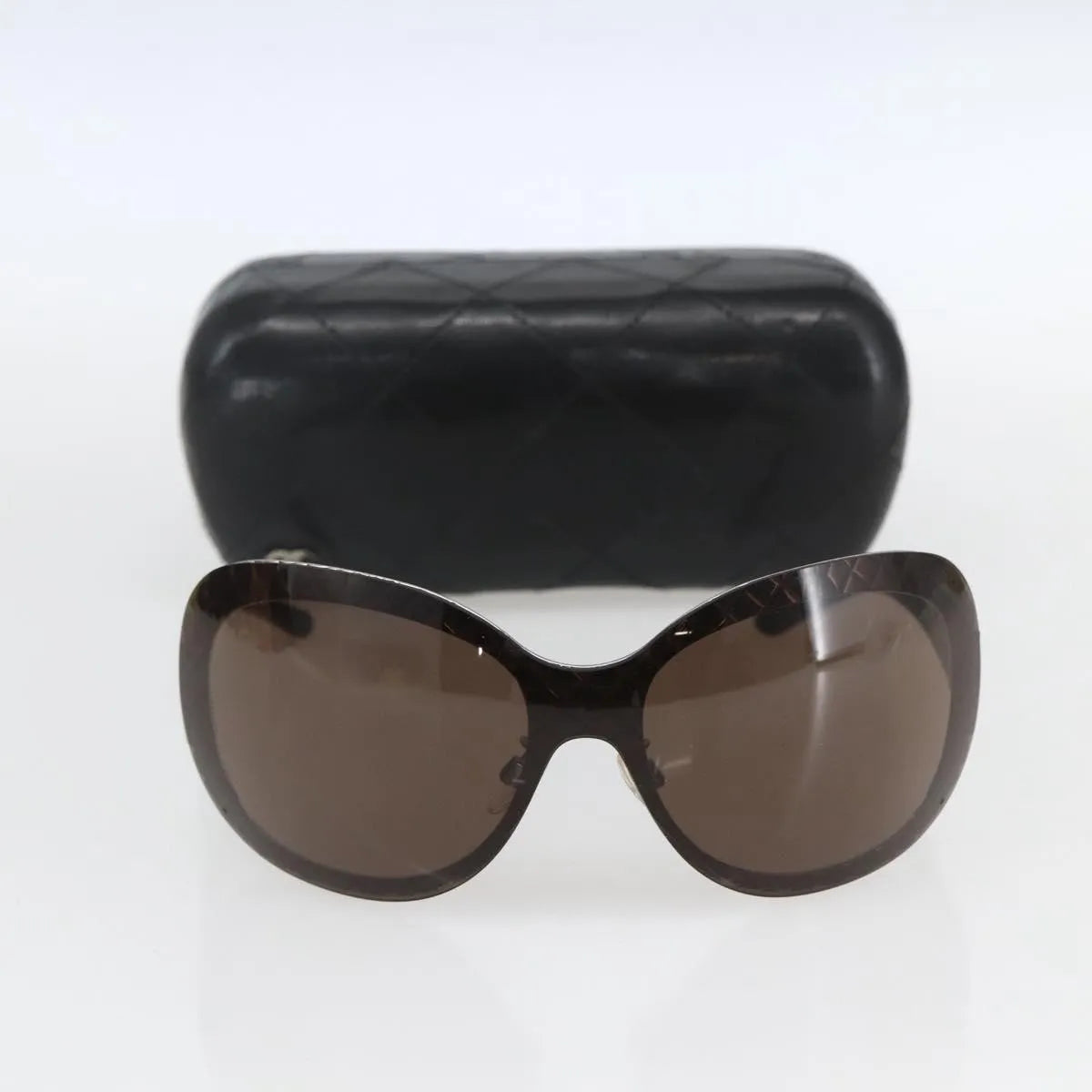 Chanel Logo Cc Sunglasses Plastic Brown Plastic Sunglasse Accessory (Pre-Owned)