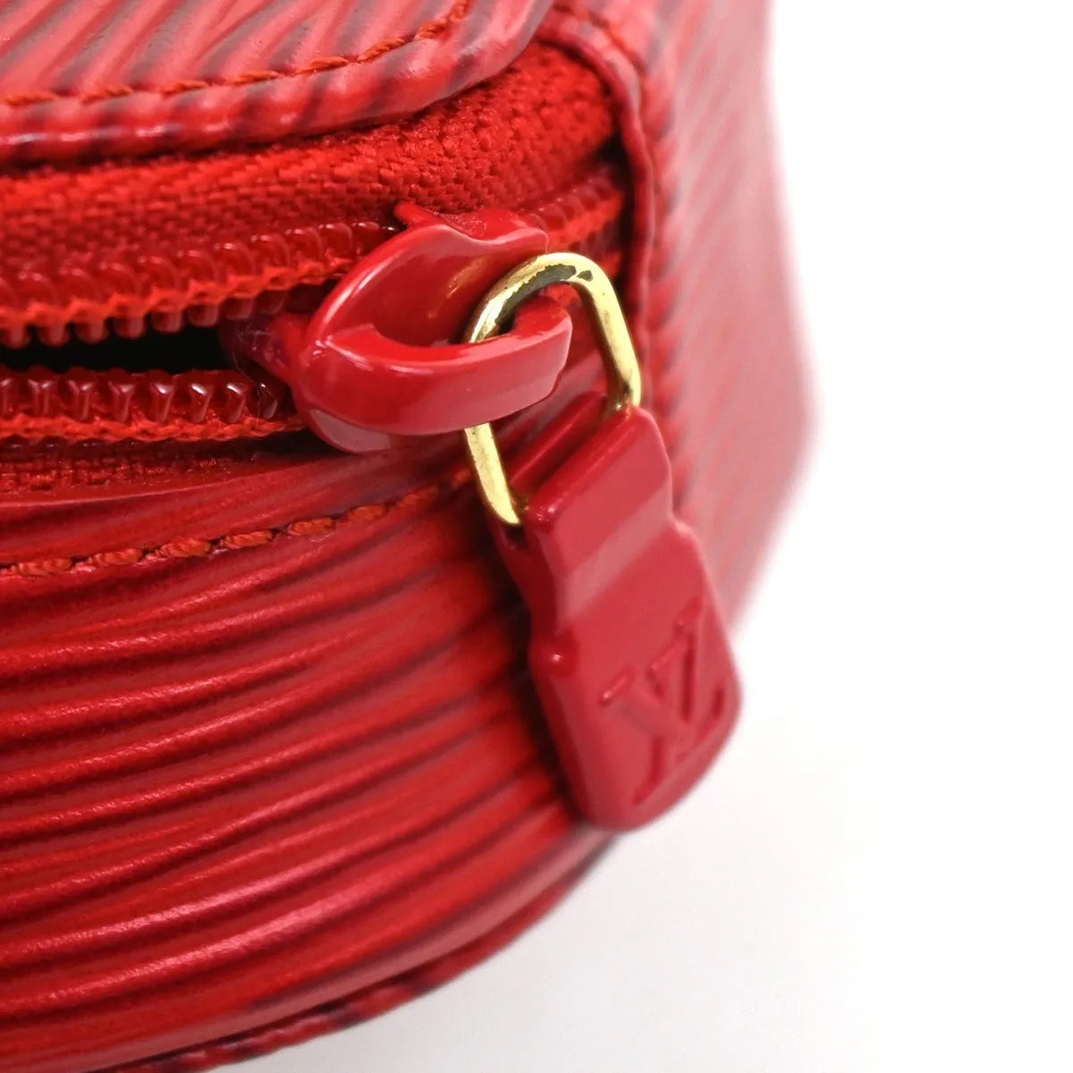 Louis Vuitton Ecrin Bijoux Jewelry Case Epi Leather Red Leather Clutche & Pouche Bag (Pre-Owned)