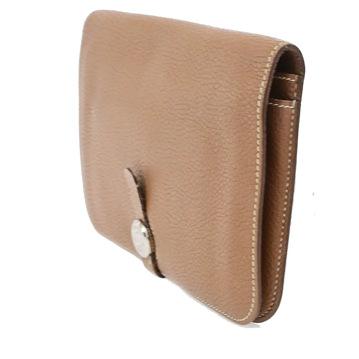 Hermes Dogon Duo Combined Leather Brown Leather Wallets Accessory (Pre-Owned)