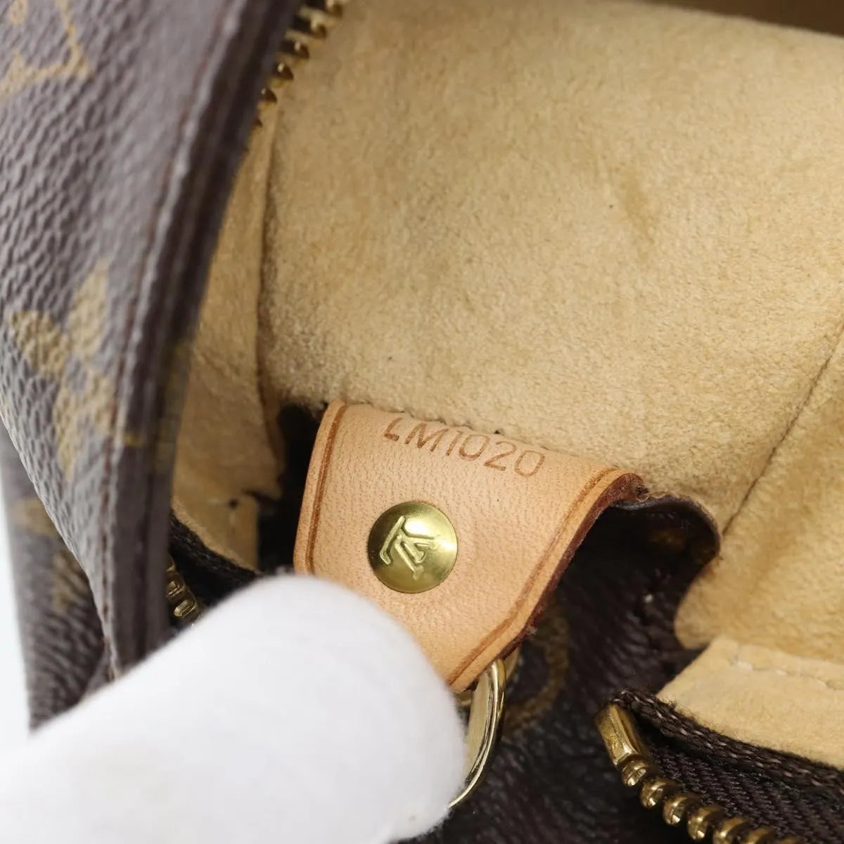 Louis Vuitton Looping Monogram Canvas Brown Canvas Handbag (Pre-Owned)