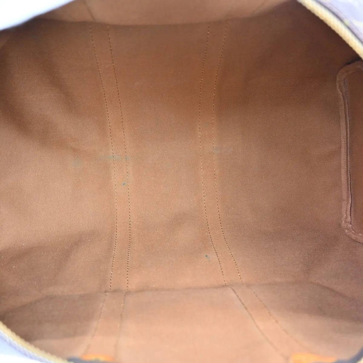 Louis Vuitton Keepall Monogram Brown Canvas Travel Bag Bag (Pre-Owned)
