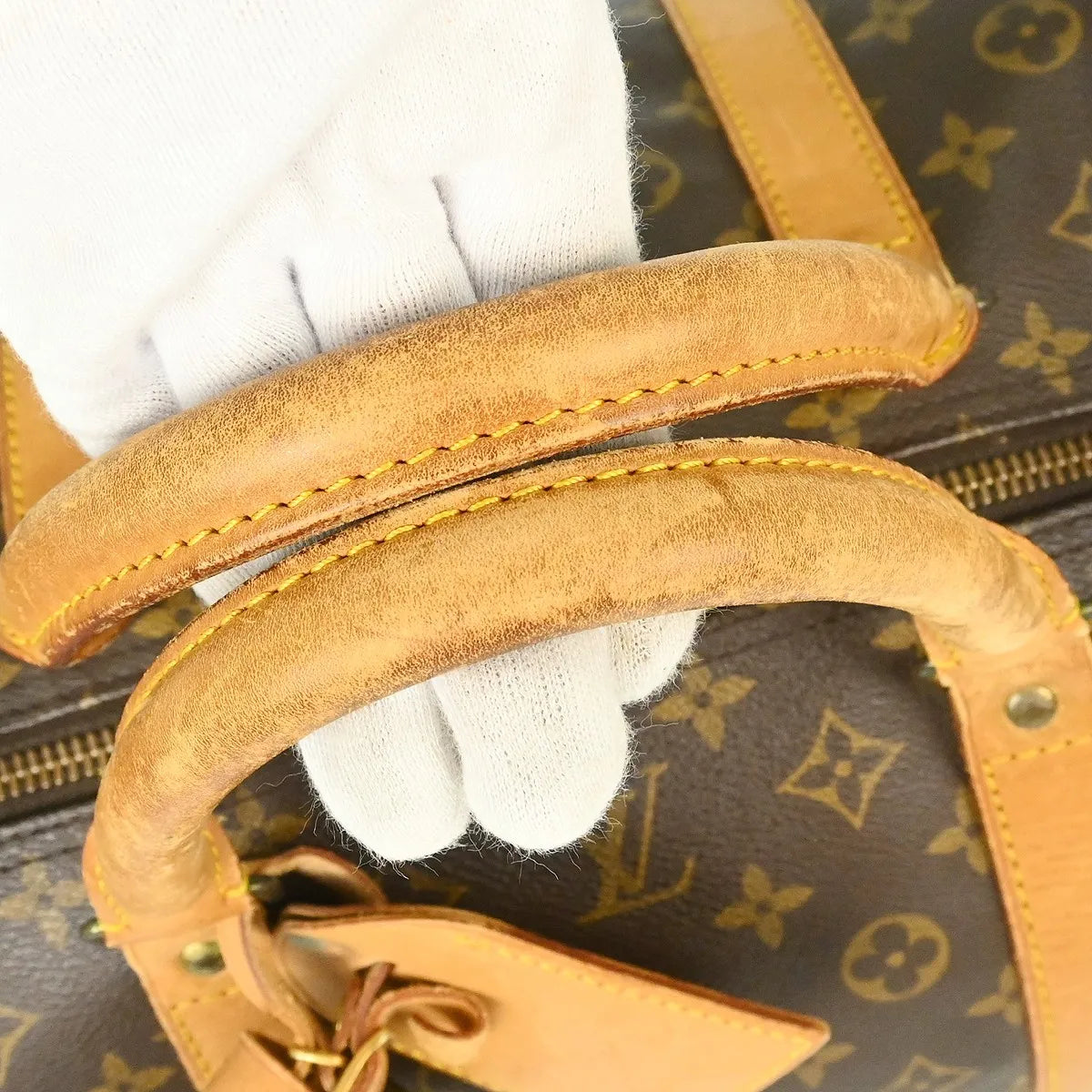 Louis Vuitton Keepall Monogram Canvas Brown Canvas Travel Bag Bag (Pre-Owned)