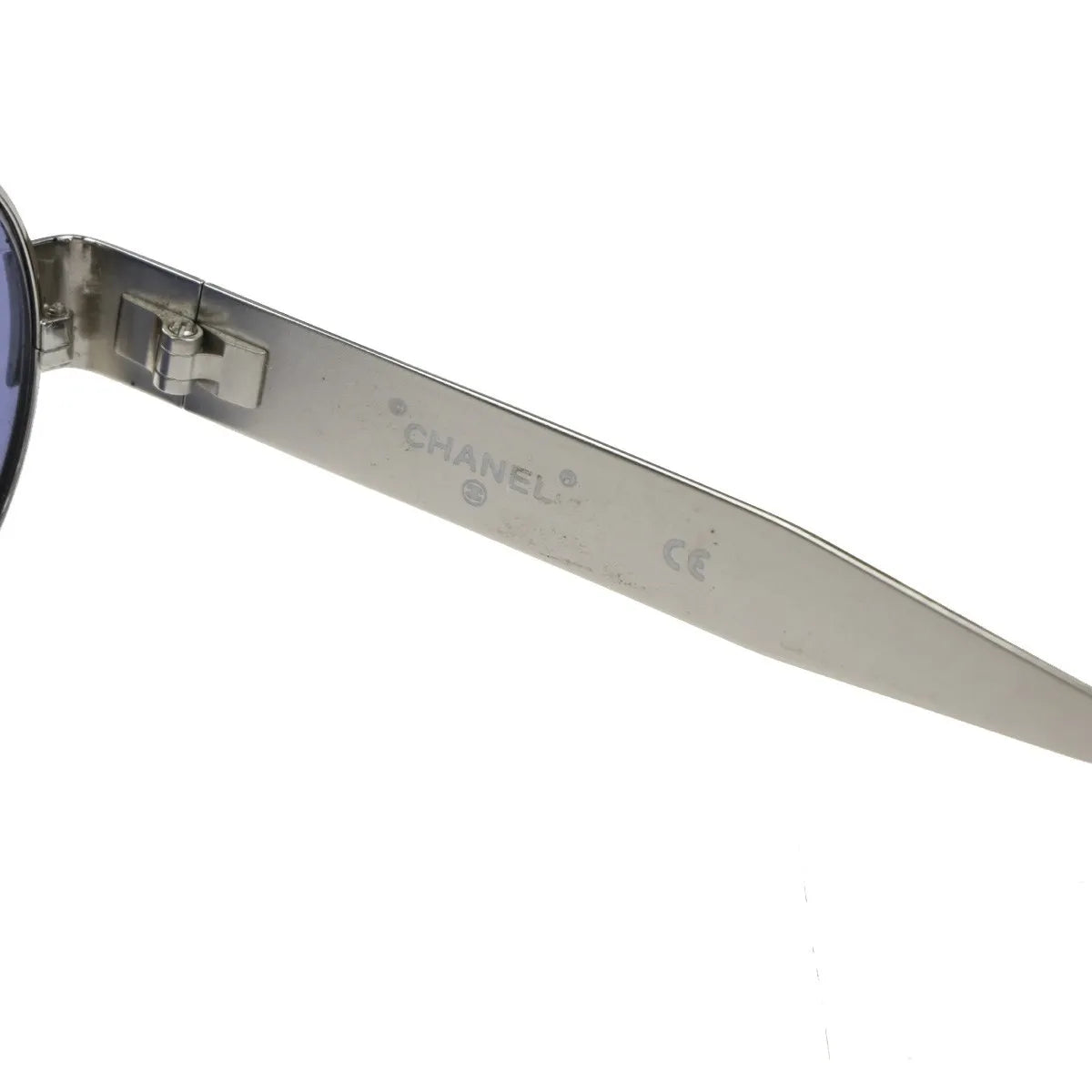 Chanel Chanel Logo Sunglasses Eye Wear Plastic Blue Metal Sunglasse Accessory (Pre-Owned)