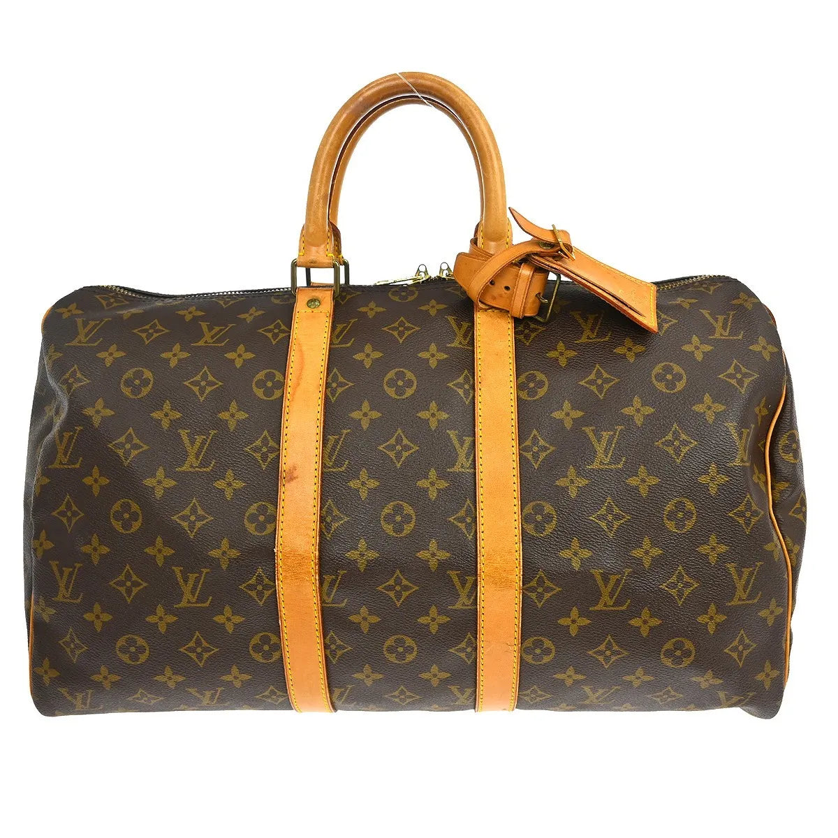 Louis Vuitton Keepall Monogram Canvas Brown Canvas Travel Bag Bag (Pre-Owned)