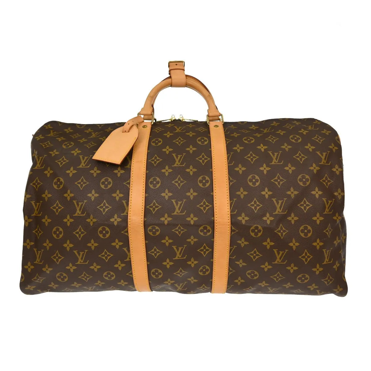 Louis Vuitton Keepall Monogram Canvas Brown Canvas Travel Bag Bag (Pre-Owned)