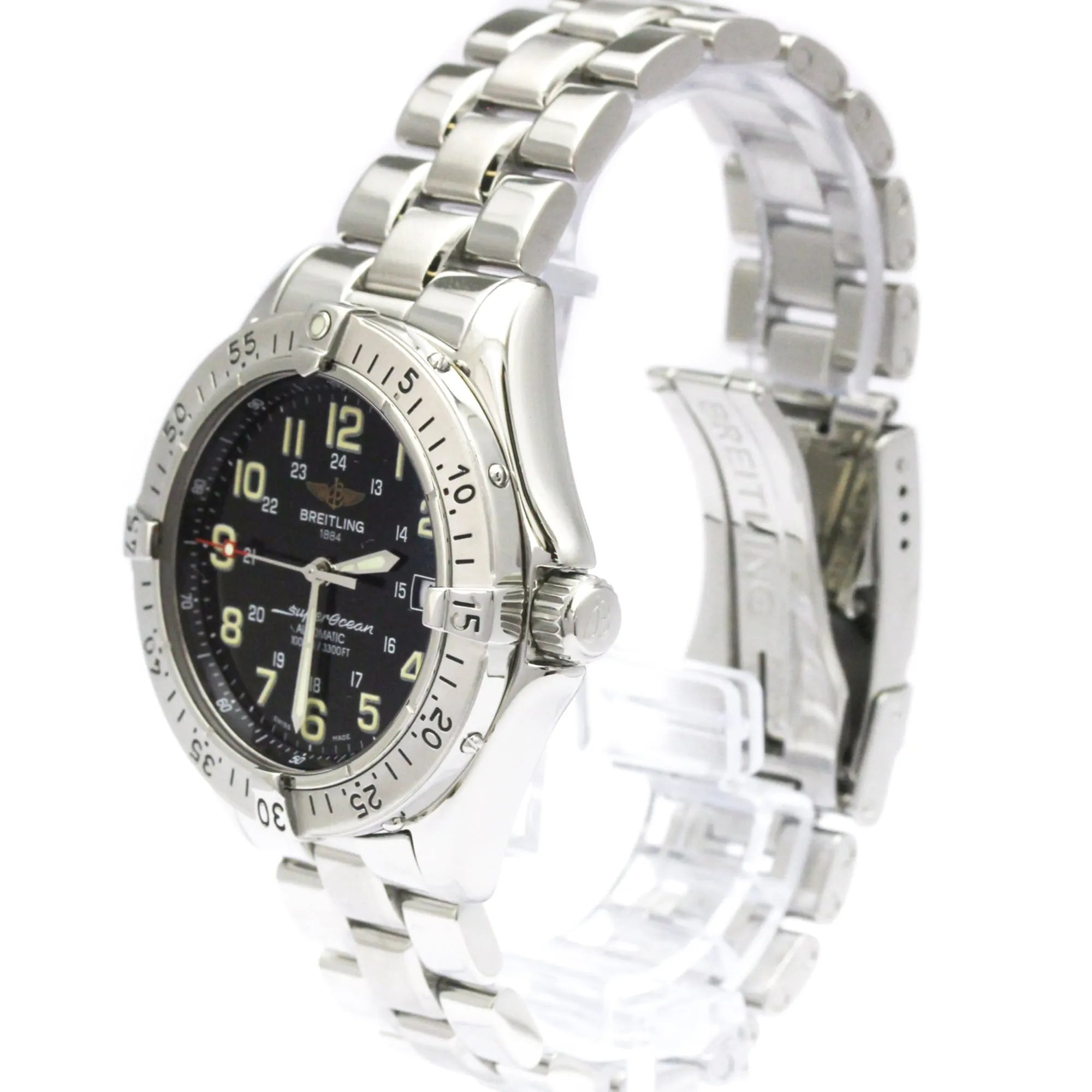 Breitling Superocean 1000M Automatic Stainless Steel Watch (Pre-Owned)