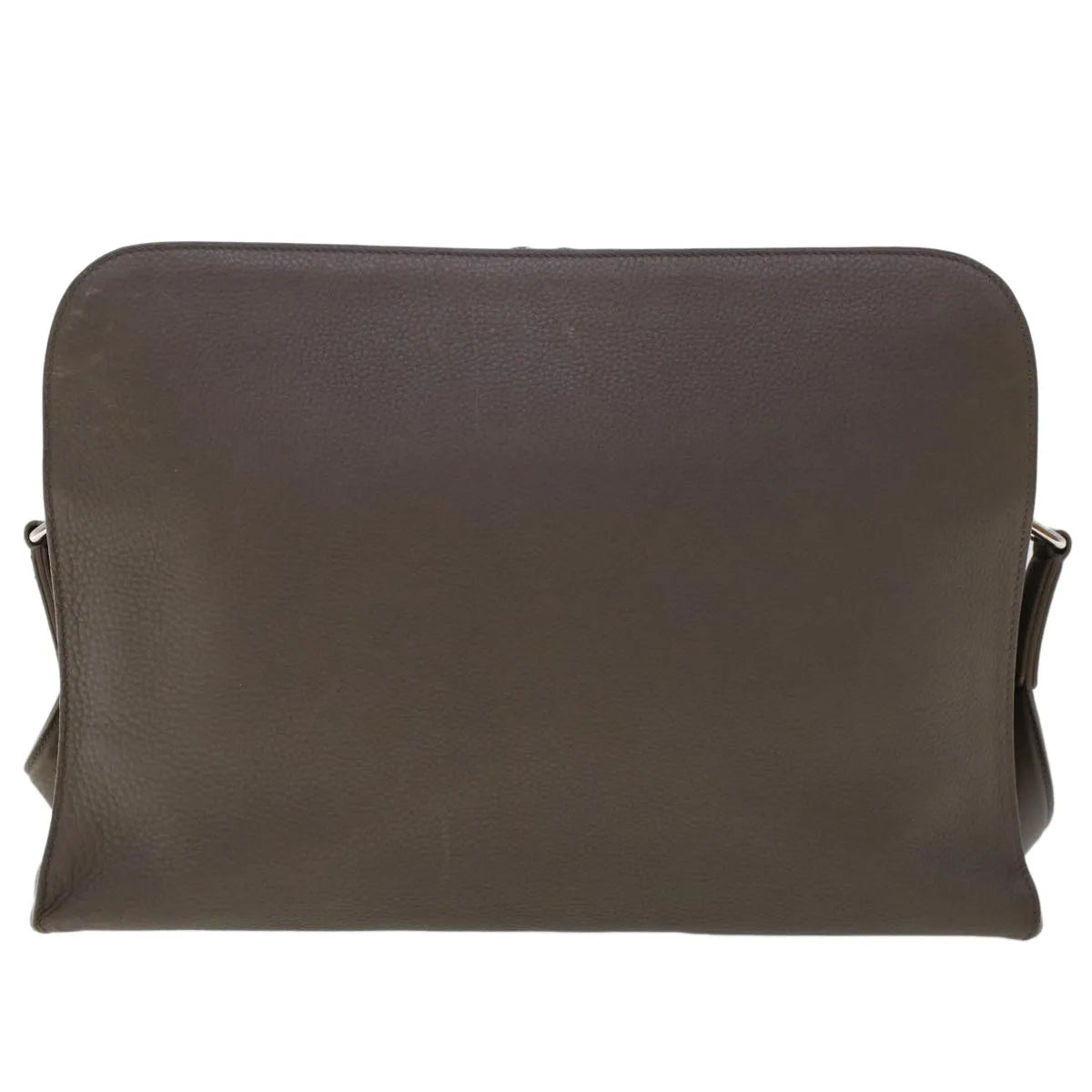 Louis Vuitton Naxos Leather Gray Leather Shoulder Bag Bag (Pre-Owned)