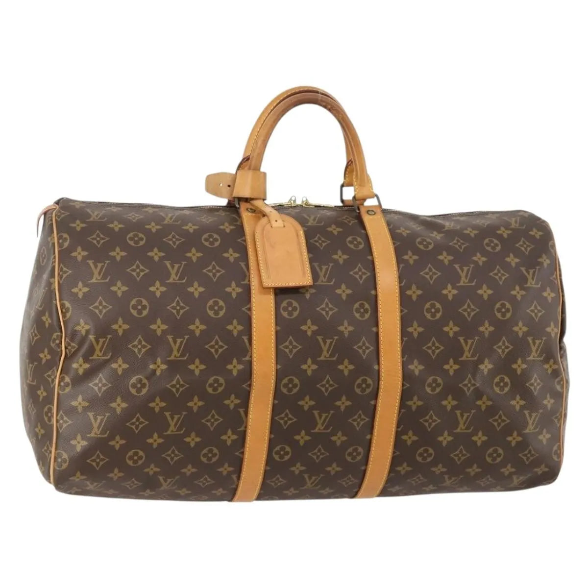 Louis Vuitton Keepall Monogram Canvas Brown Canvas Travel Bag Bag (Pre-Owned)
