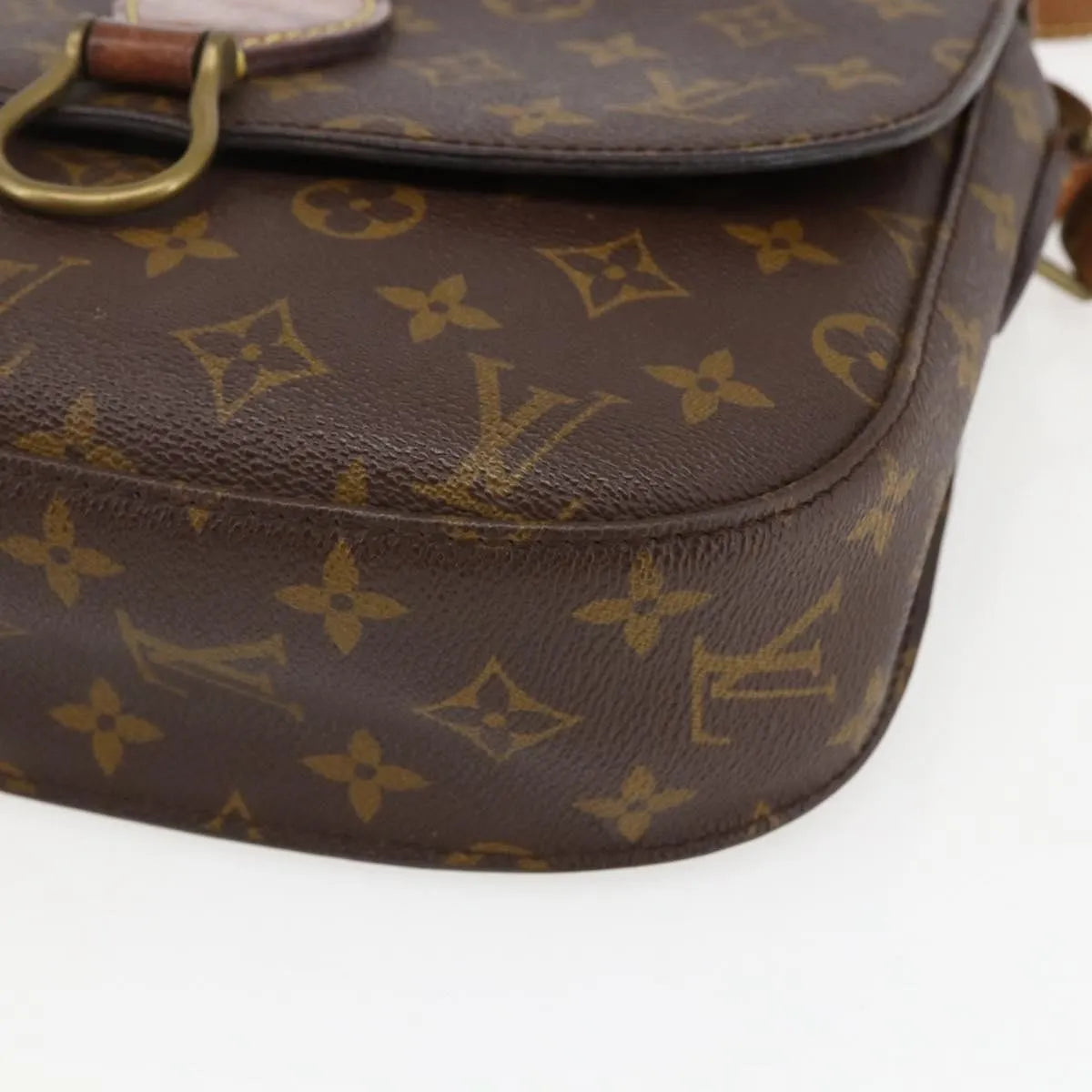 Louis Vuitton Saint Cloud Monogram Canvas Brown Canvas Shoulder Bag Bag (Pre-Owned)