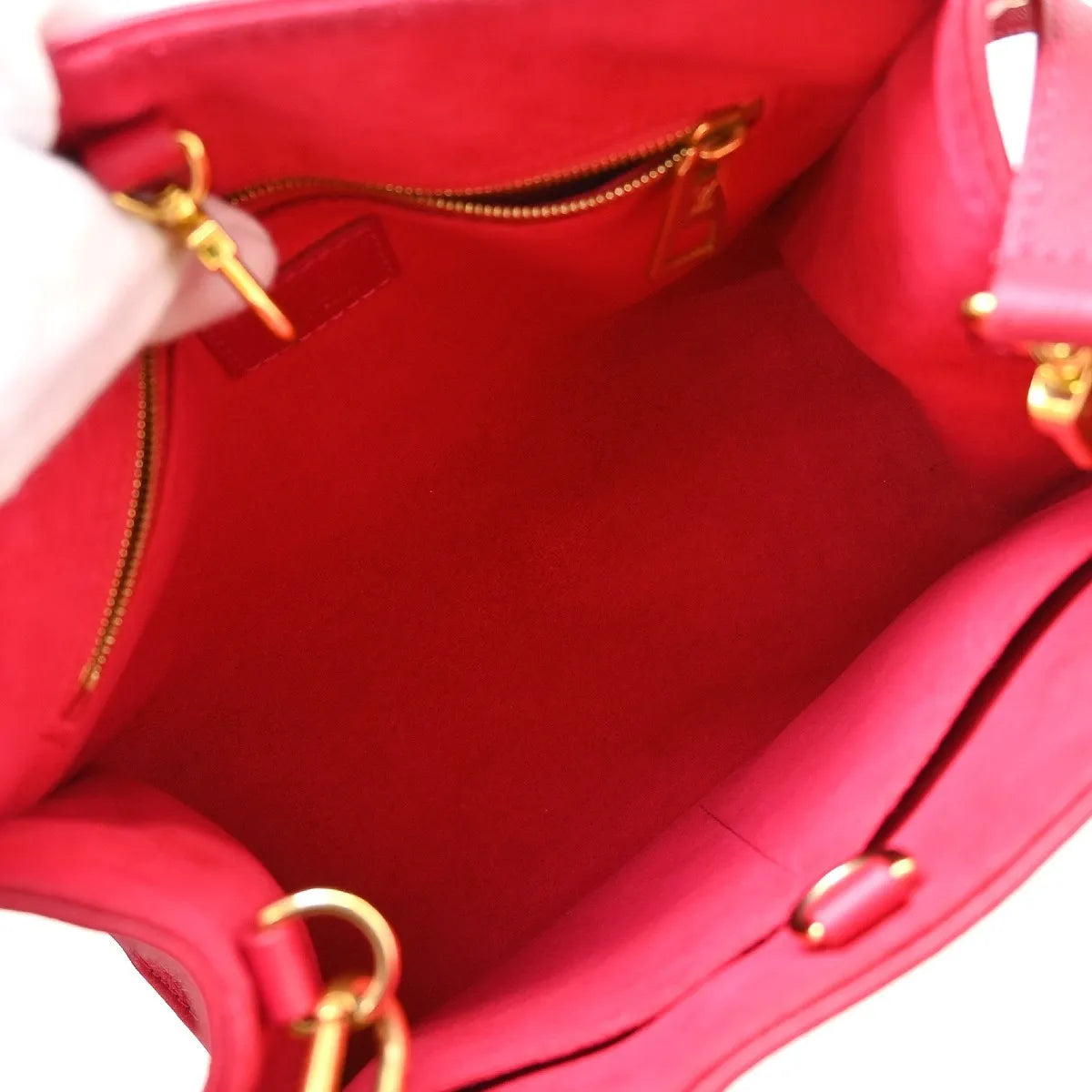 Louis Vuitton Onthego Monogram Empreinte Pink Leather Tote Bag Bag (Pre-Owned)