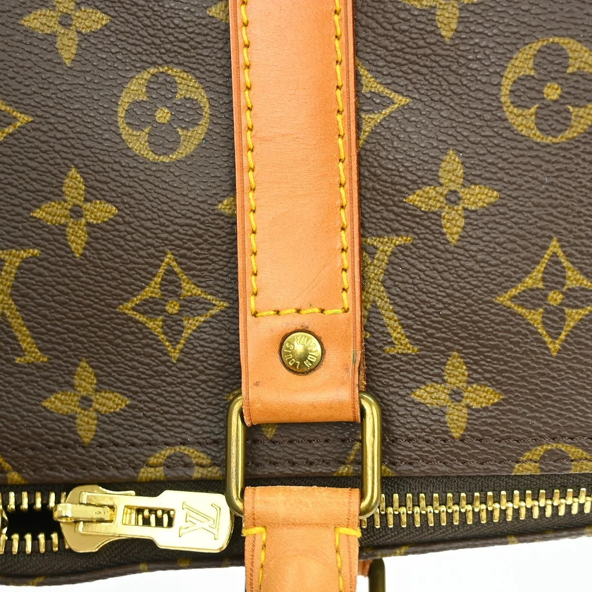 Louis Vuitton Keepall Monogram Canvas Brown Canvas Travel Bag Bag (Pre-Owned)