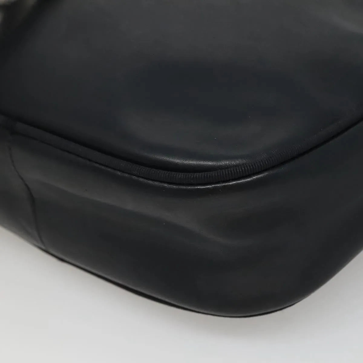 Salvatore Ferragamo Vara Bow Camera Leather Navy Leather Shoulder Bag Bag (Pre-Owned)