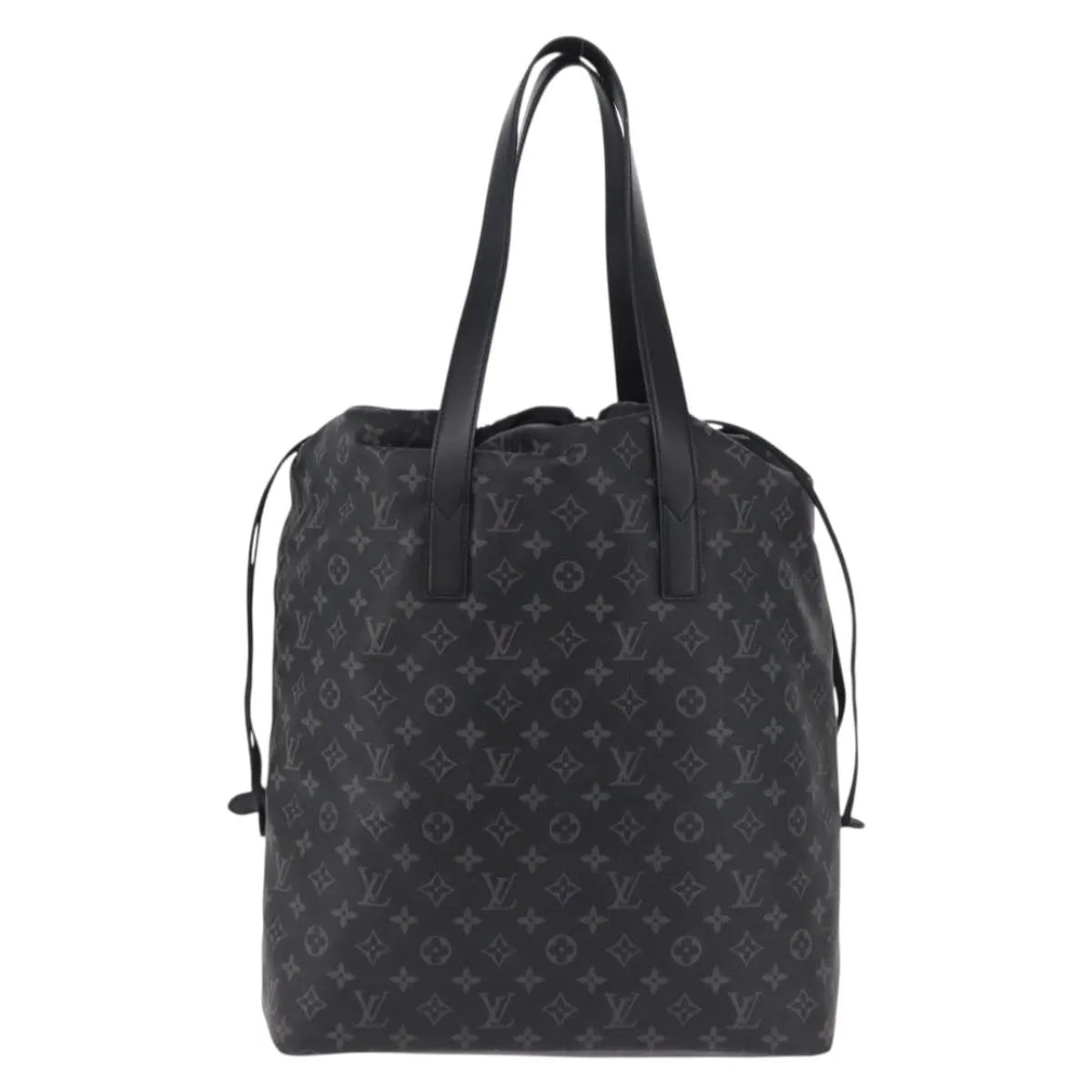 Louis Vuitton Cabas Light Drawstring Monogram Eclipse Canvas Black Canvas Tote Bag Bag (Pre-Owned)