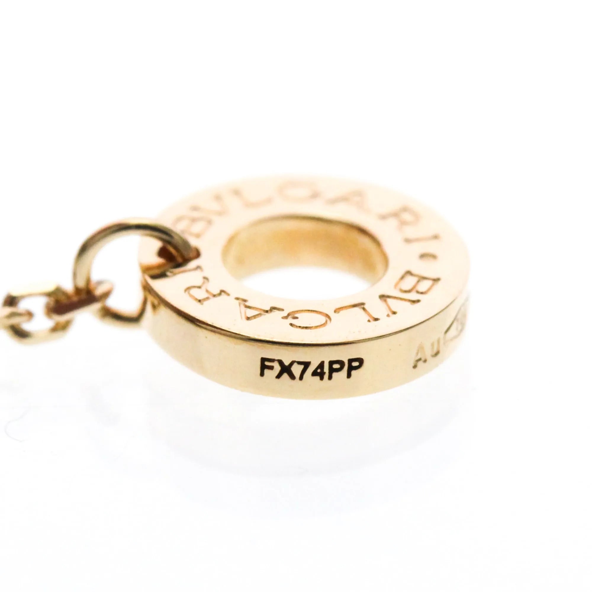 Bvlgari Divas' Dream Pendant 18K Rose Gold With Coral And Diamond Gold Pink_Gold Necklace Jewelry (Pre-Owned)