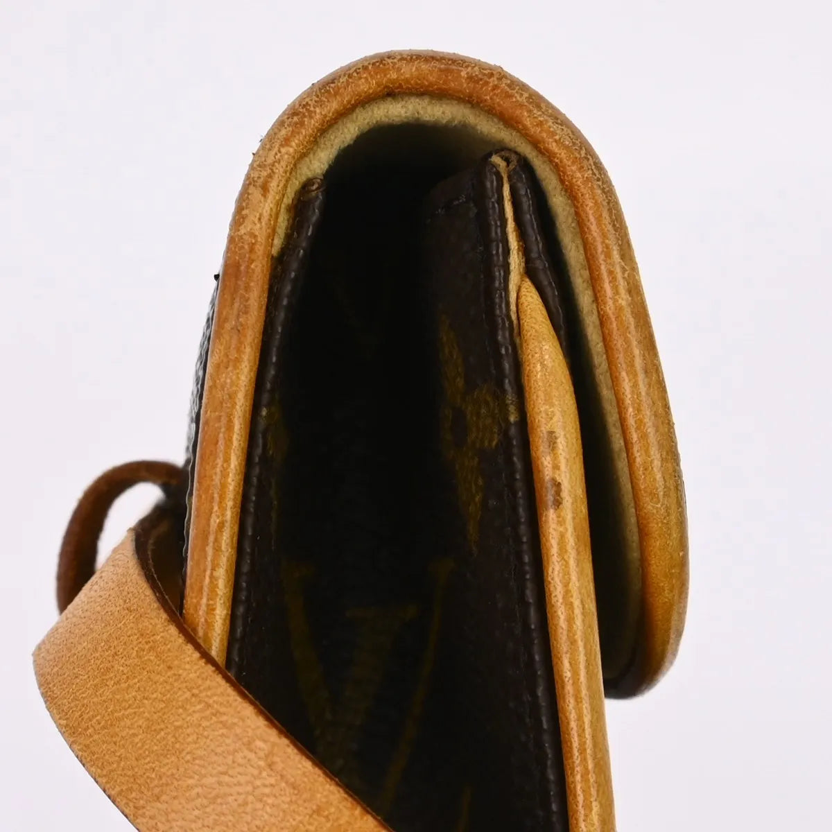 Louis Vuitton Florentine Waist Monogram Canvas Brown Canvas Clutche & Pouche Bag (Pre-Owned)