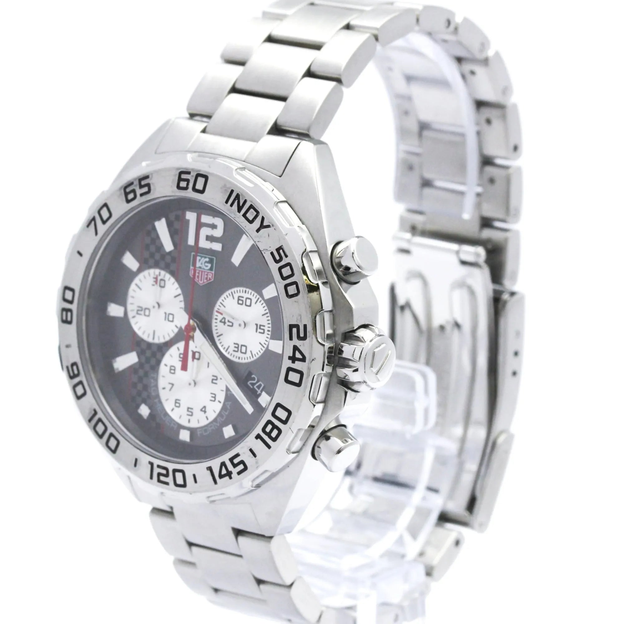 Tag Heuer Formula 1 Chronograph Quartz Watch Stainless Steel Watch (Pre-Owned)