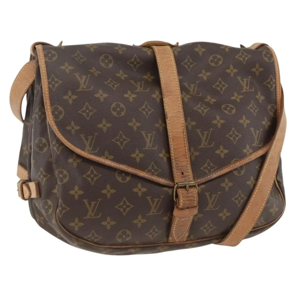 Louis Vuitton Saumur Monogram Canvas Multicolour Canvas Shoulder Bag Bag (Pre-Owned)