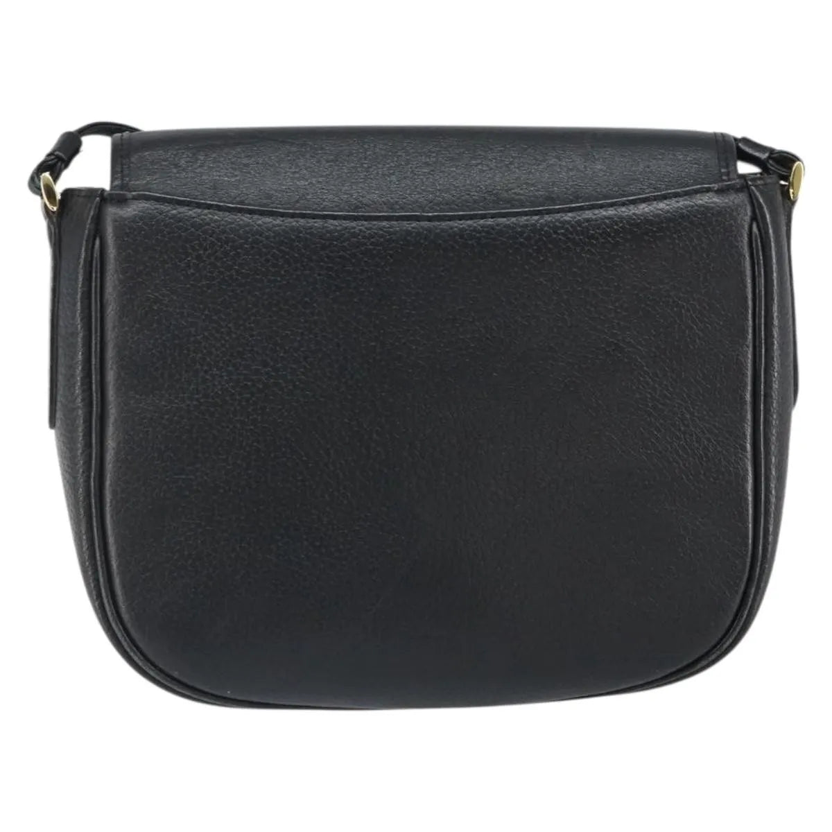 Burberry Vintage Leather Black Leather Shoulder Bag Bag (Pre-Owned)