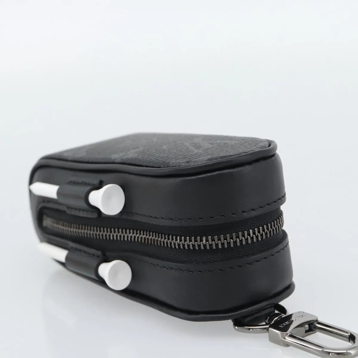 Louis Vuitton Golf Ball Case Monogram Black Canvas Clutche & Pouche Bag (Pre-Owned)