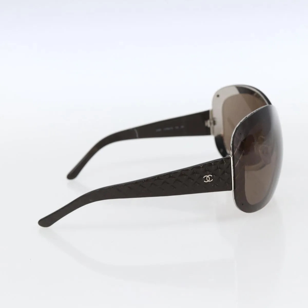 Chanel Logo Cc Sunglasses Plastic Brown Plastic Sunglasse Accessory (Pre-Owned)