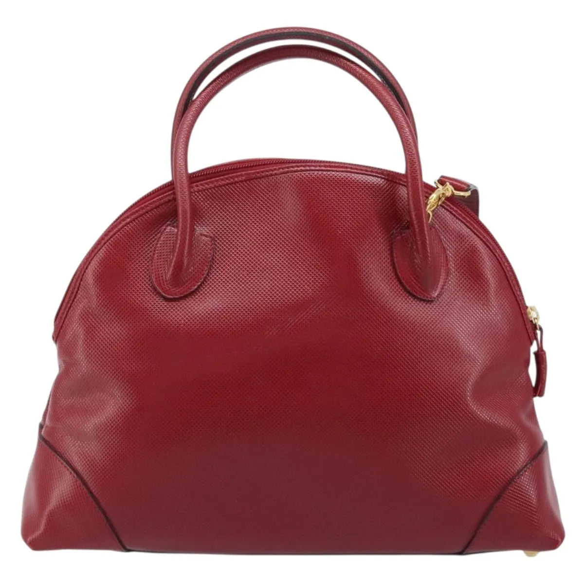 Bottega Veneta Vintage Leather Red Leather Handbag (Pre-Owned)