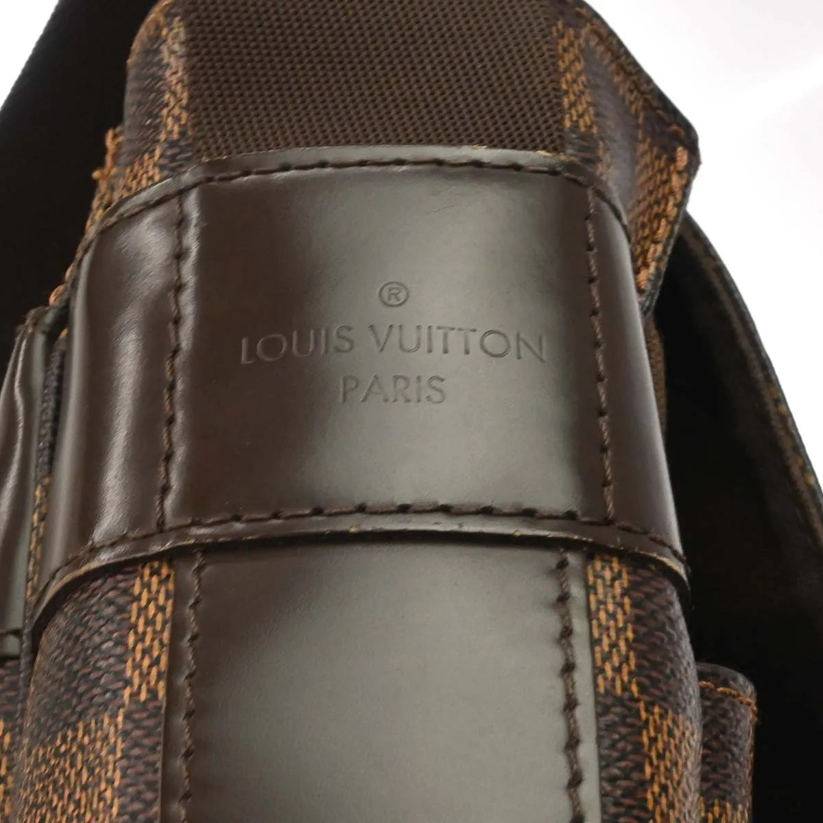 Louis Vuitton Bastille Damier Brown Canvas Shoulder Bag Bag (Pre-Owned)