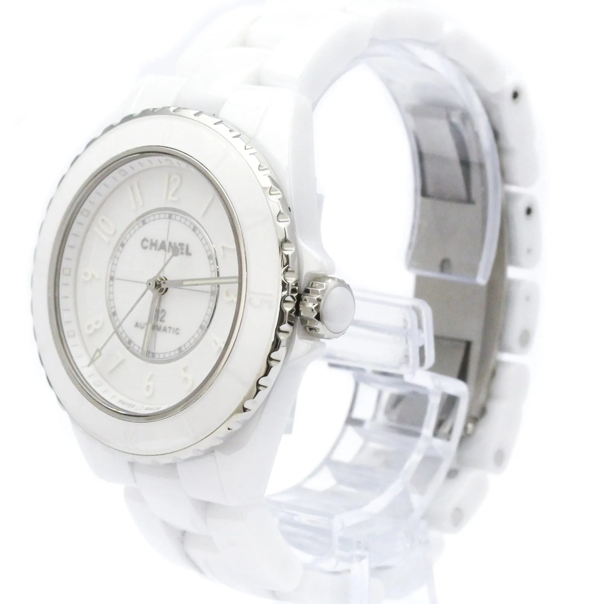 Chanel J12 Automatic Ceramic And Stainless Steel Watch (Pre-Owned)