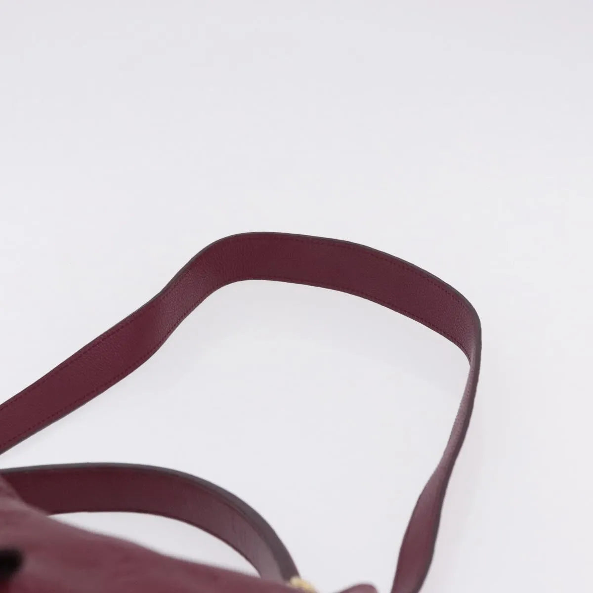 Louis Vuitton Metis Hobo Monogram Empreinte Leather Burgundy Leather Handbag (Pre-Owned)