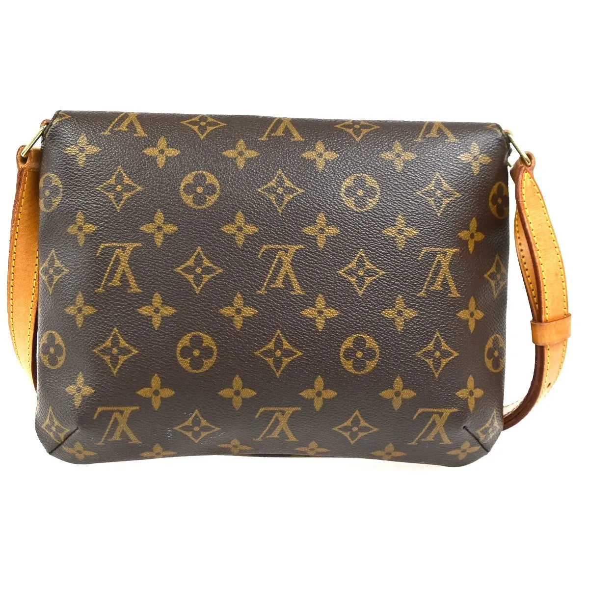 Louis Vuitton Musette Tango Monogram Canvas Brown Canvas Shoulder Bag Bag (Pre-Owned)