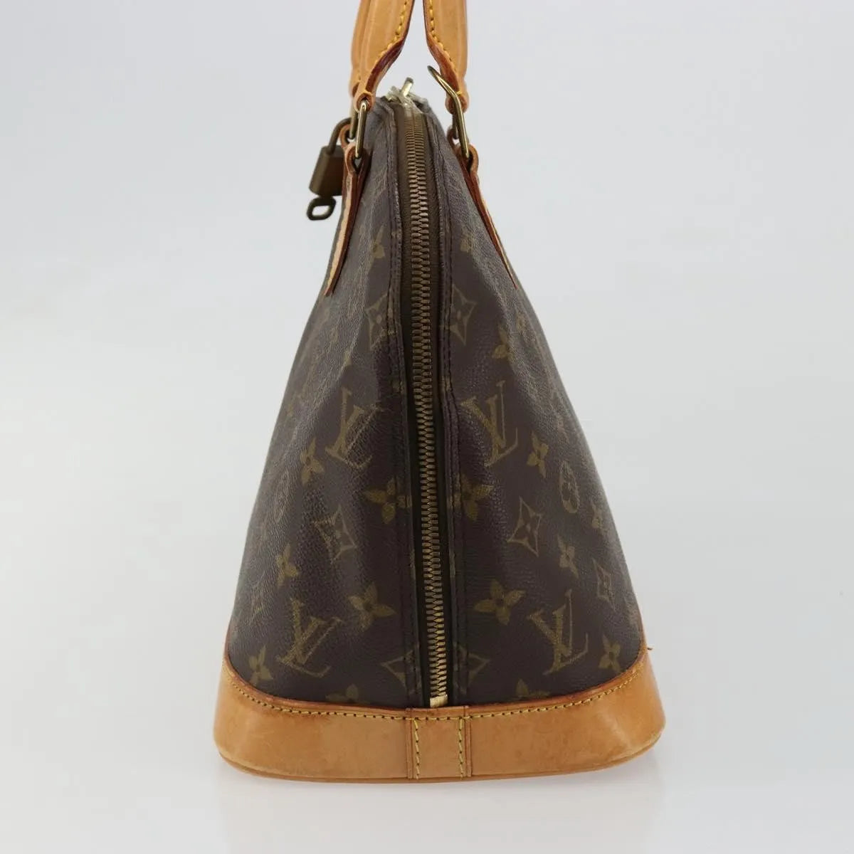 Louis Vuitton Alma Monogram Canvas Brown Canvas Handbag (Pre-Owned)