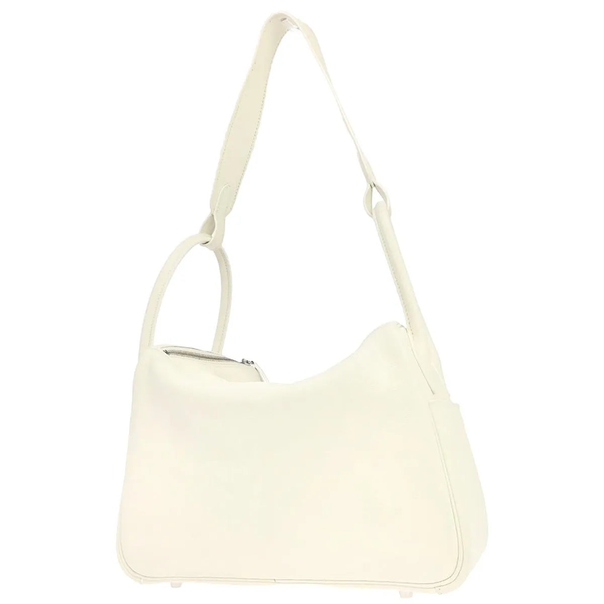 Hermes Lindy Evercolor White Leather Shoulder Bag Bag (Pre-Owned)