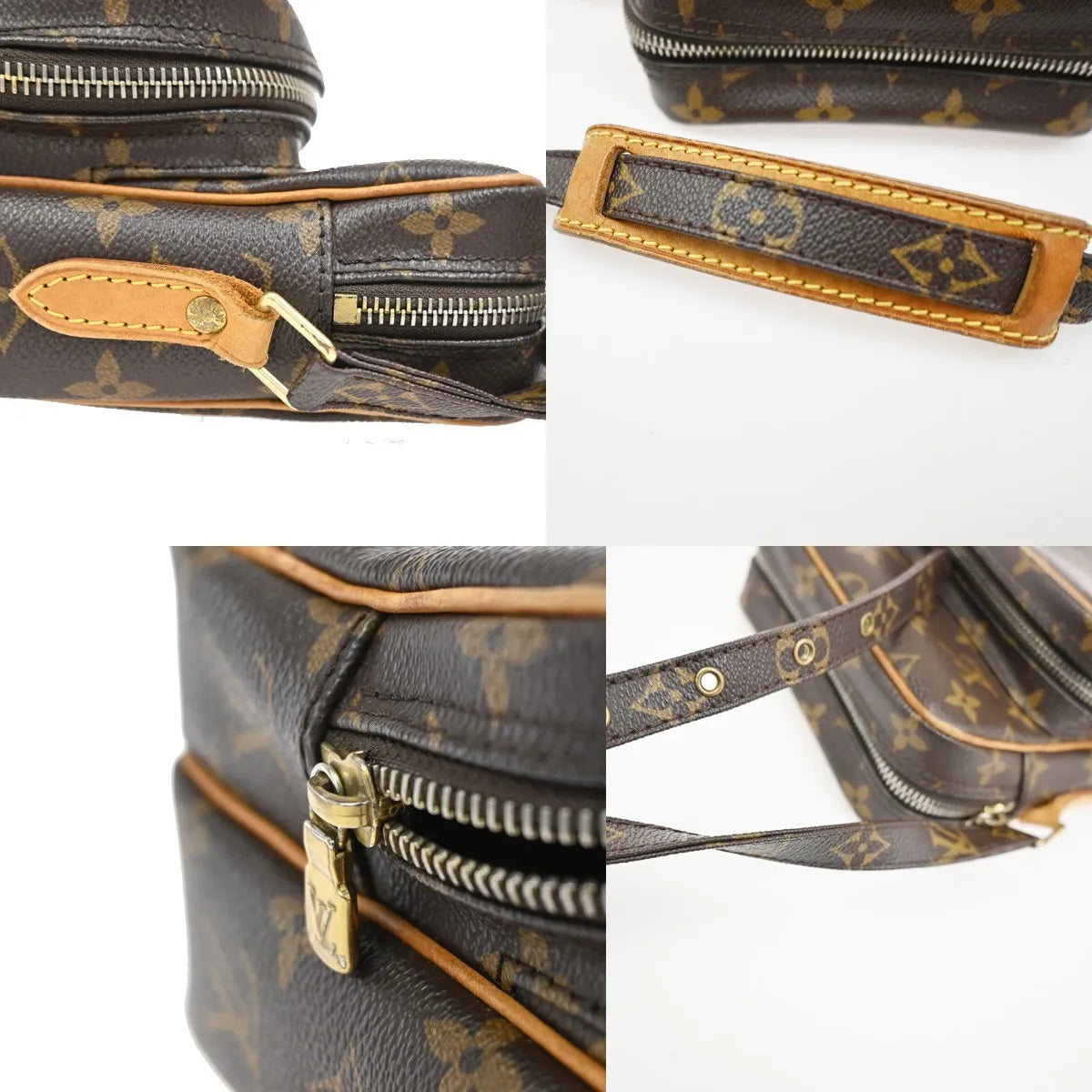 Louis Vuitton Amazone Monogram Canvas Brown Canvas Shoulder Bag Bag (Pre-Owned)