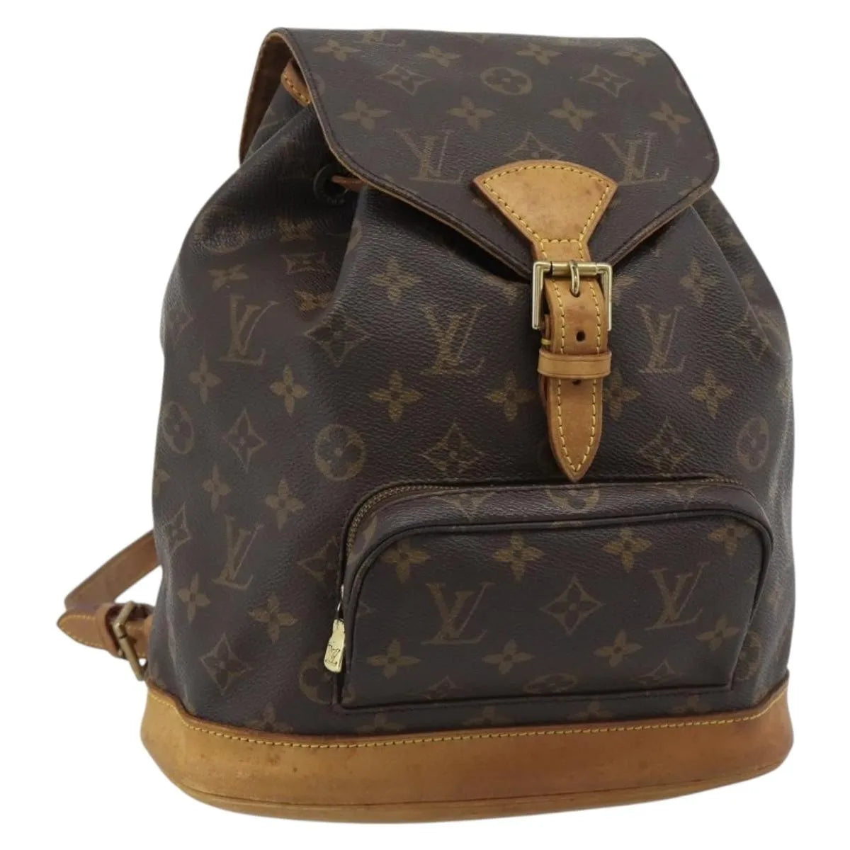 Louis Vuitton Montsouris Monogram Brown Canvas Backpack Bag (Pre-Owned)