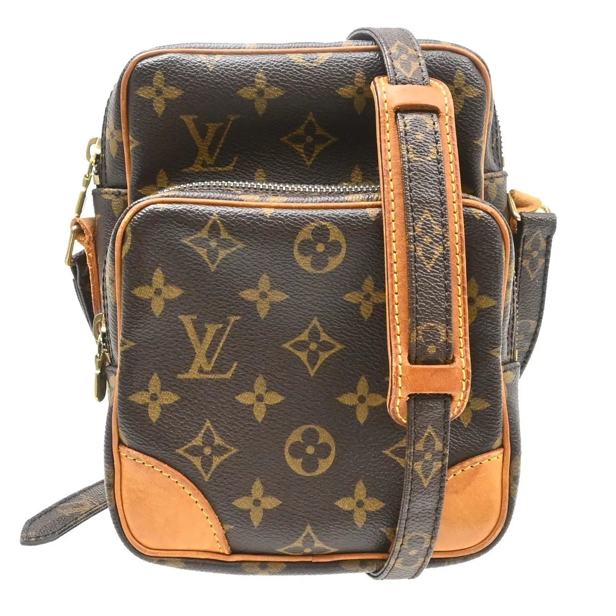 Louis Vuitton Amazone Monogram Canvas Brown Canvas Shoulder Bag Bag (Pre-Owned)