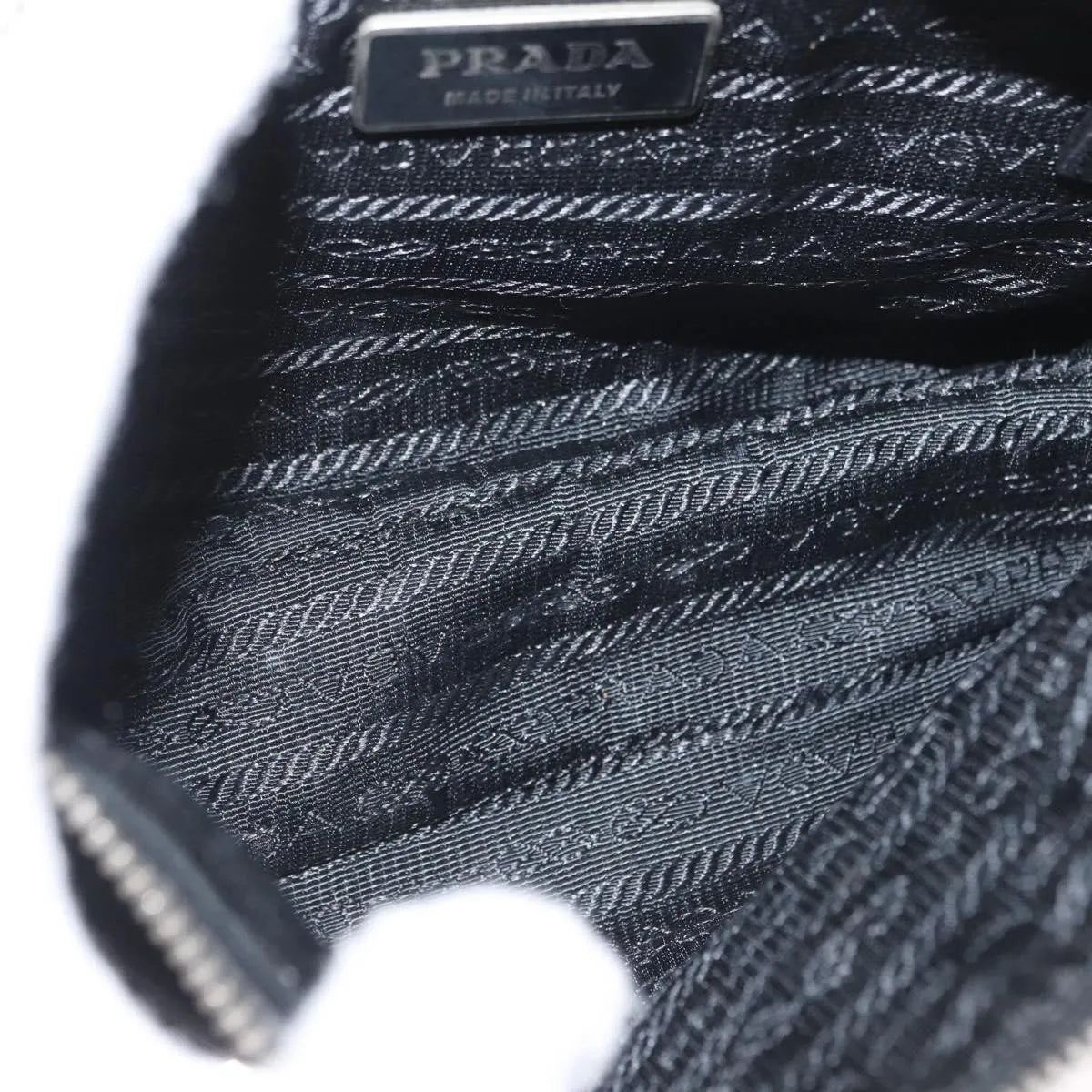 Prada Vintage Shoulder Bag Tessuto Black Nylon Shoulder Bag Bag (Pre-Owned)
