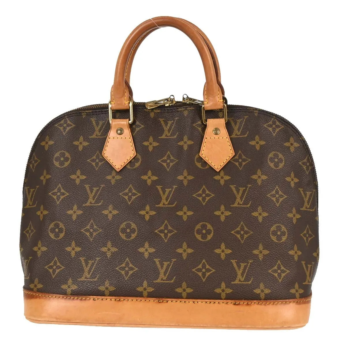 Louis Vuitton Alma Monogram Canvas Brown Canvas Handbag (Pre-Owned)