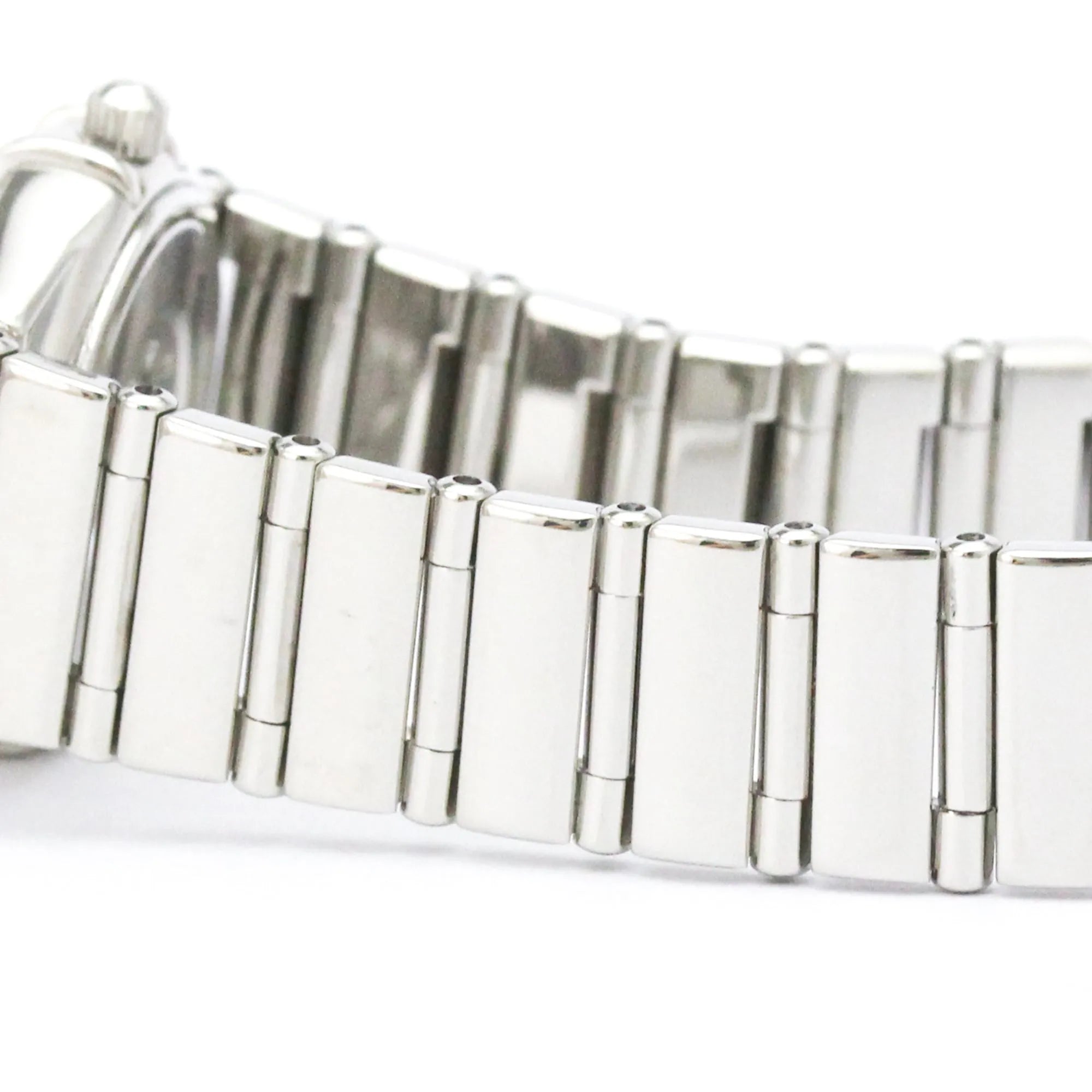 Omega Constellation Quartz Stainless Steel With Diamond Bezel Watch (Pre-Owned)