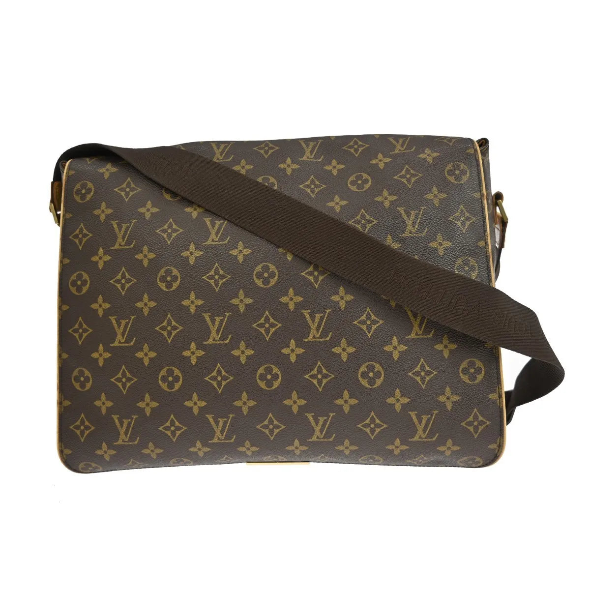 Louis Vuitton Abbesses Messenger Bag Monogram Canvas Brown Canvas Shoulder Bag Bag (Pre-Owned)