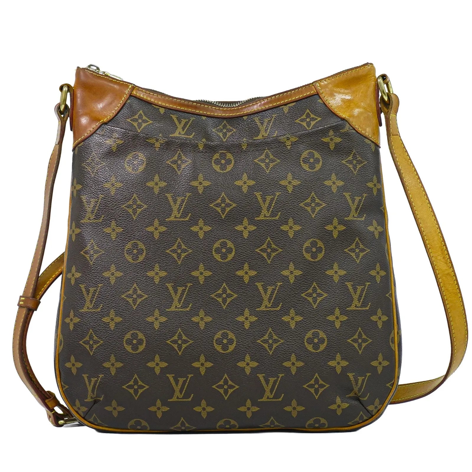 Louis Vuitton Odeon Monogram Canvas Brown Canvas Shoulder Bag Bag (Pre-Owned)