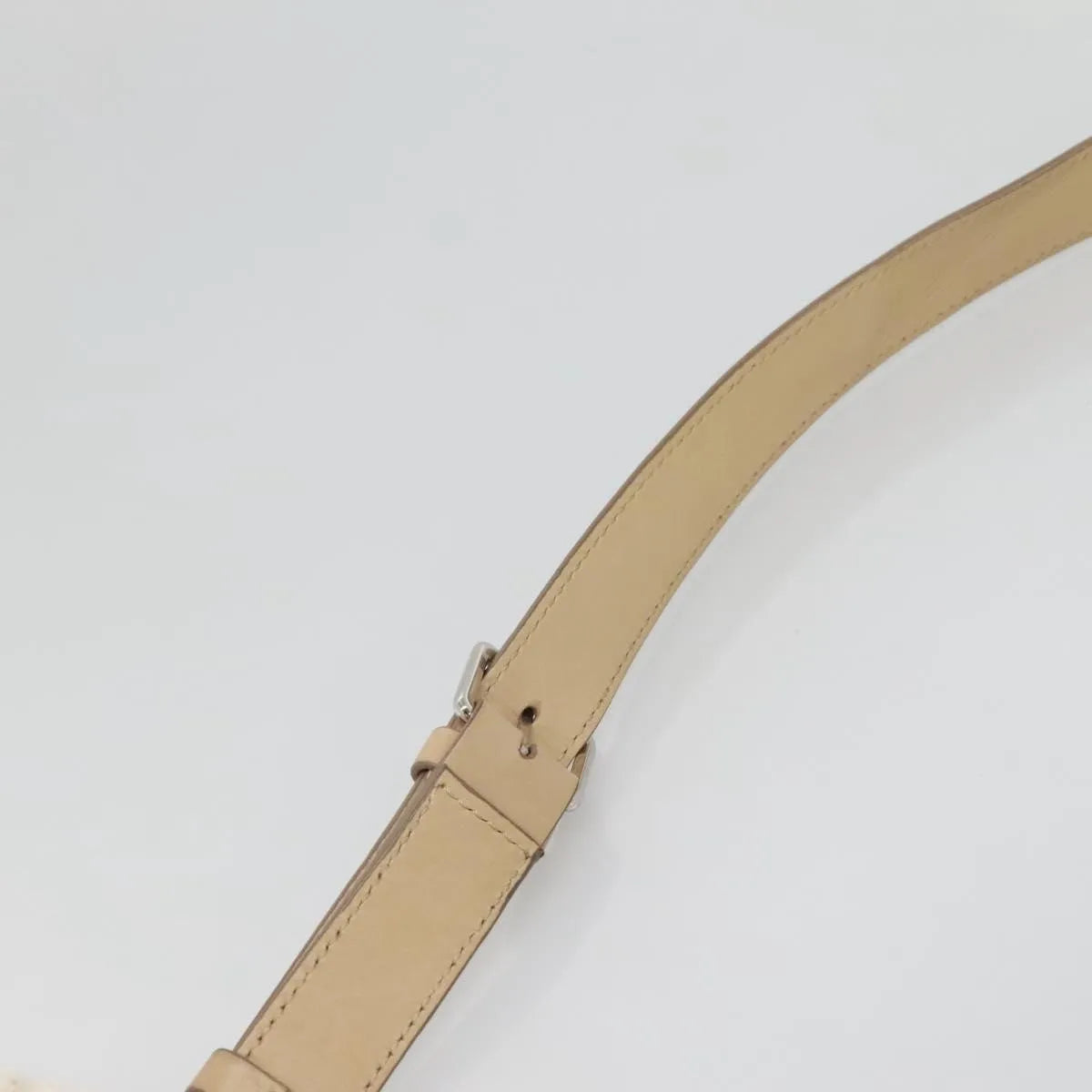 Celine Vintage Leather Beige Leather Handbag (Pre-Owned)