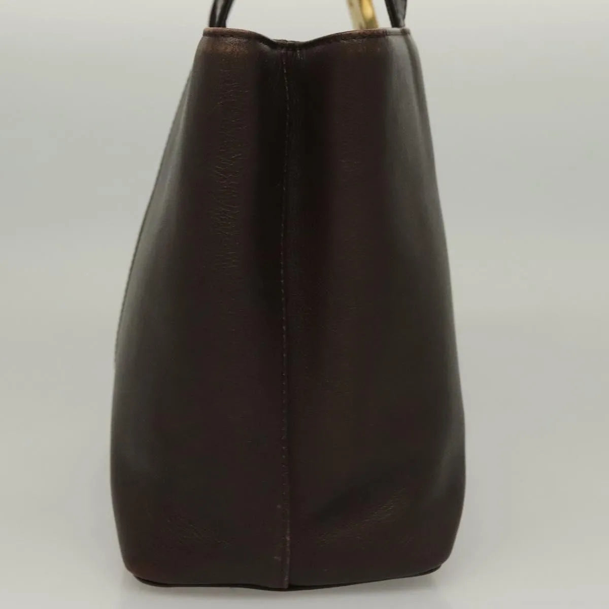 Burberry Vintage Leather Brown Leather Handbag (Pre-Owned)