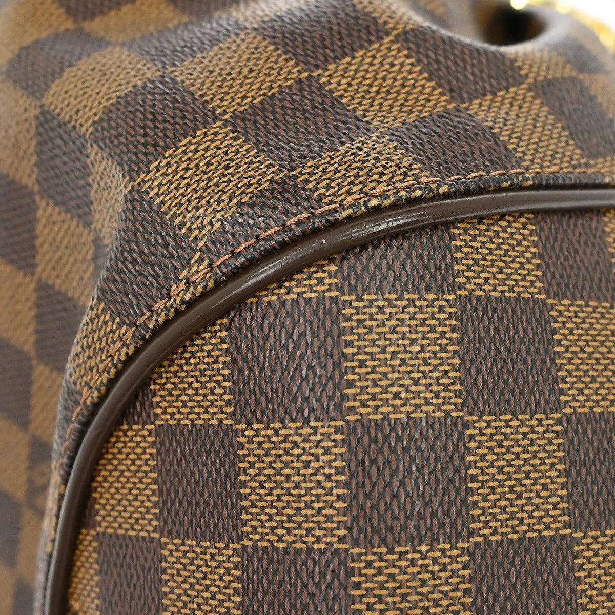 Louis Vuitton Sistina Damier Brown Canvas Handbag (Pre-Owned)