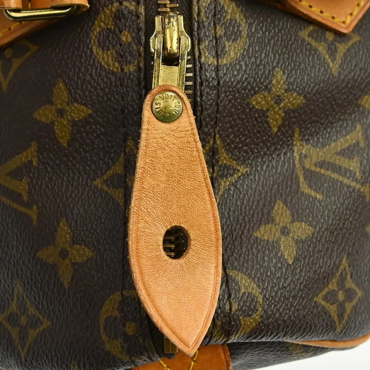 Louis Vuitton Speedy Monogram Canvas Brown Canvas Handbag (Pre-Owned)
