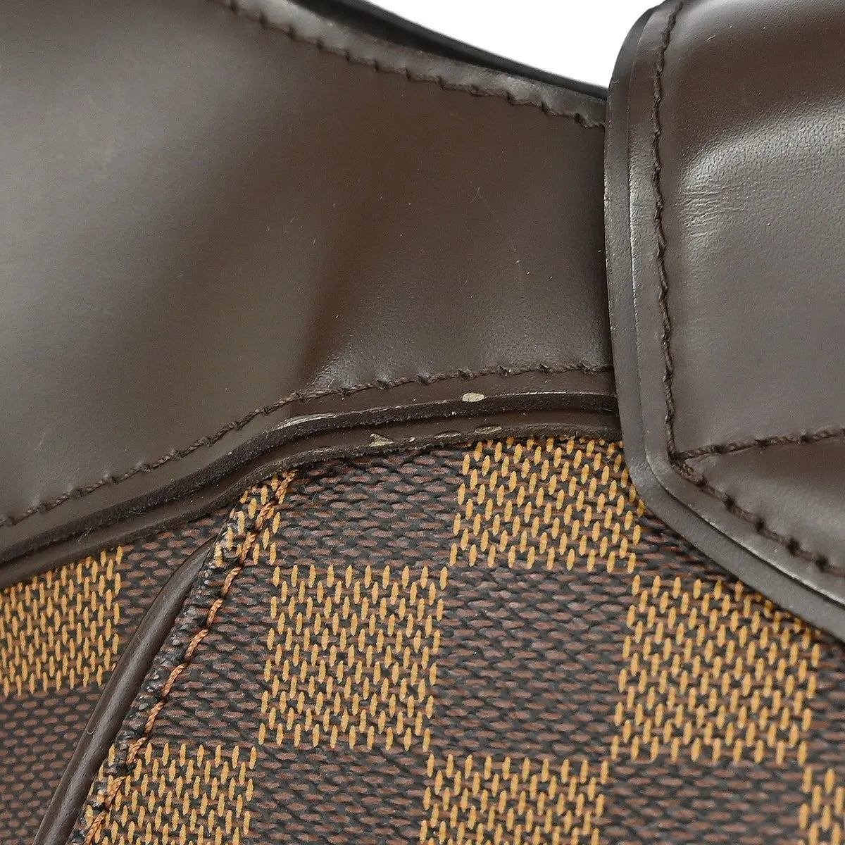 Louis Vuitton Sistina Damier Brown Canvas Handbag (Pre-Owned)